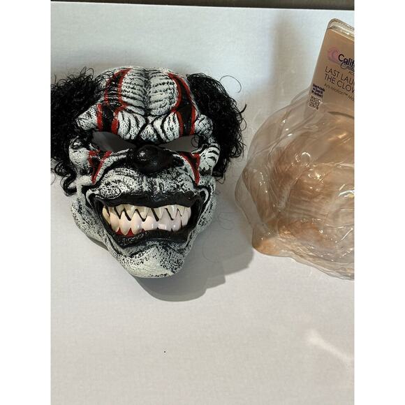 Last Laugh the Clown scary Mask Halloween Adult High end Pads California costume - Picture 4 of 9